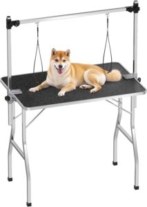 Table de toilettage chien WilTec pliable avis