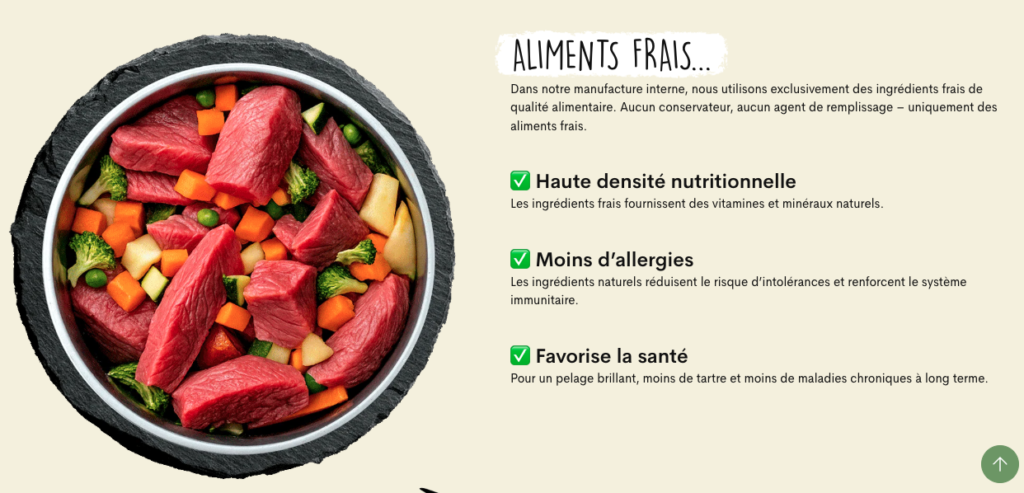Recettes Fidelis : analyse et avis vétérinaire sur la composition
